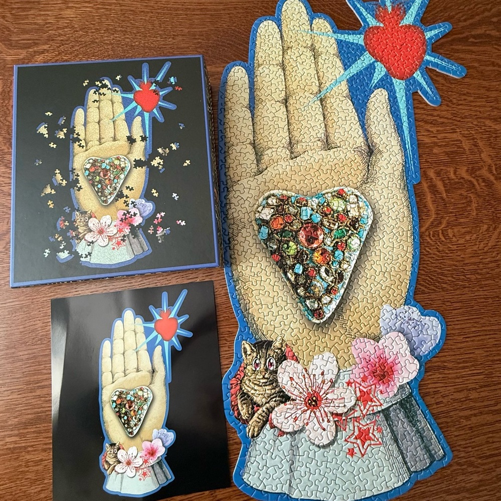 Galison Christian Lacroix Maison de Jeu 750 Piece Complete Shaped Hand Puzzle